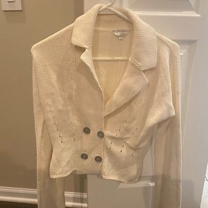 MaxMara crop sweater - cotton/silk blend